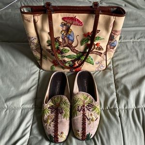 Isabella Fiore purse with matching shoes